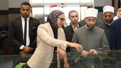 وزير الأوقاف ومحافظ الوادي
