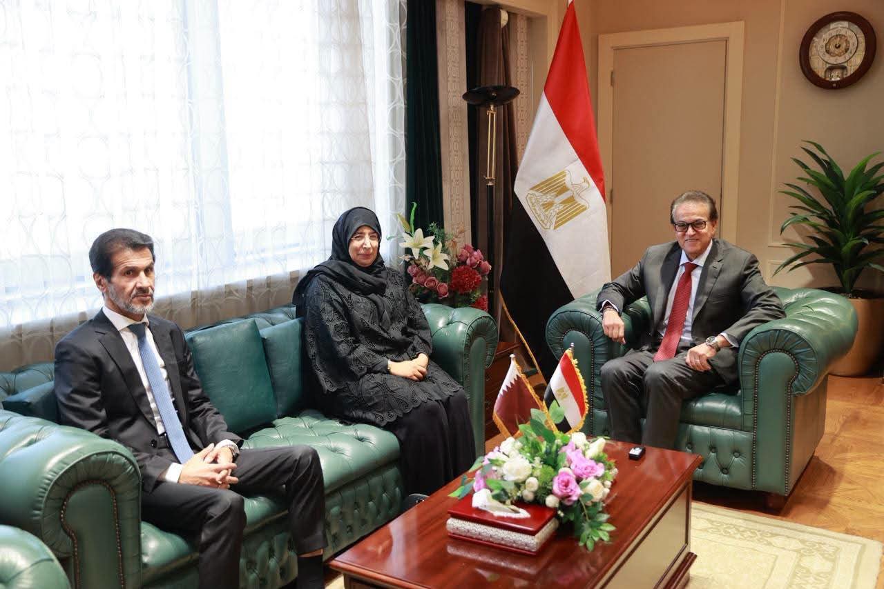 وزير الصحة يستقبل مرشحة رئاسة منظمة الصحة العالمية
