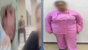 تعدي سيدة على طفلها الرضيع بالضرب